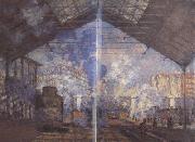 Claude Monet Gare Saint-Lazare (nn02) oil on canvas